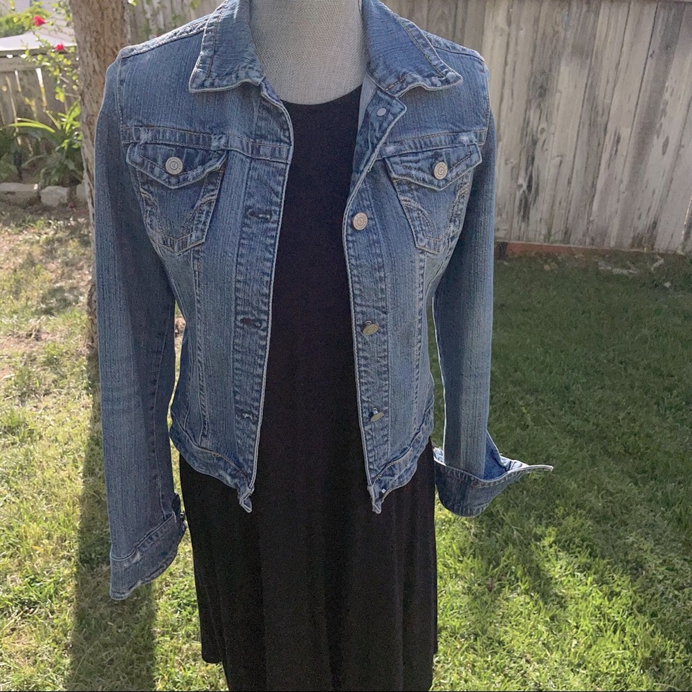 PAPAYA Jean Distressed Jacket